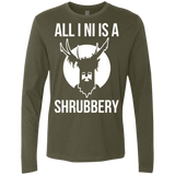 T-Shirts Military Green / Small All I Ni Men's Premium Long Sleeve