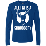 T-Shirts Royal / Small All I Ni Men's Premium Long Sleeve