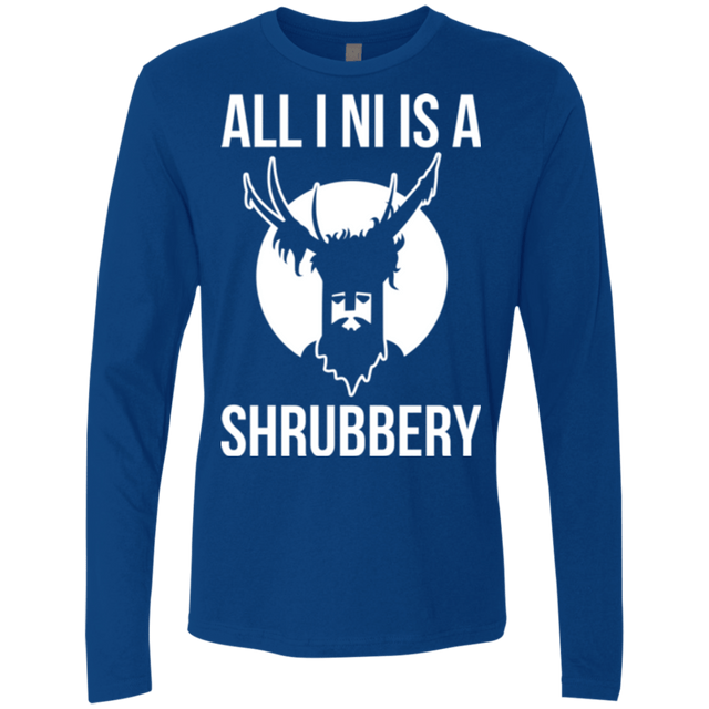 T-Shirts Royal / Small All I Ni Men's Premium Long Sleeve