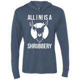 T-Shirts Indigo / X-Small All I Ni Triblend Long Sleeve Hoodie Tee