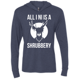 T-Shirts Vintage Navy / X-Small All I Ni Triblend Long Sleeve Hoodie Tee