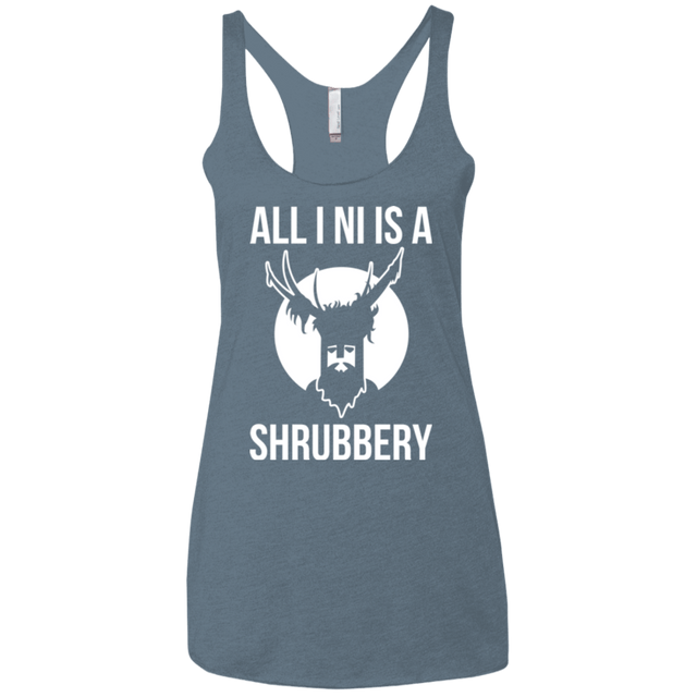 T-Shirts Indigo / X-Small All I Ni Women's Triblend Racerback Tank