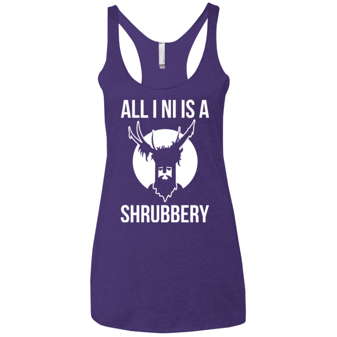 T-Shirts Purple / X-Small All I Ni Women's Triblend Racerback Tank