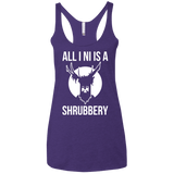 T-Shirts Purple / X-Small All I Ni Women's Triblend Racerback Tank