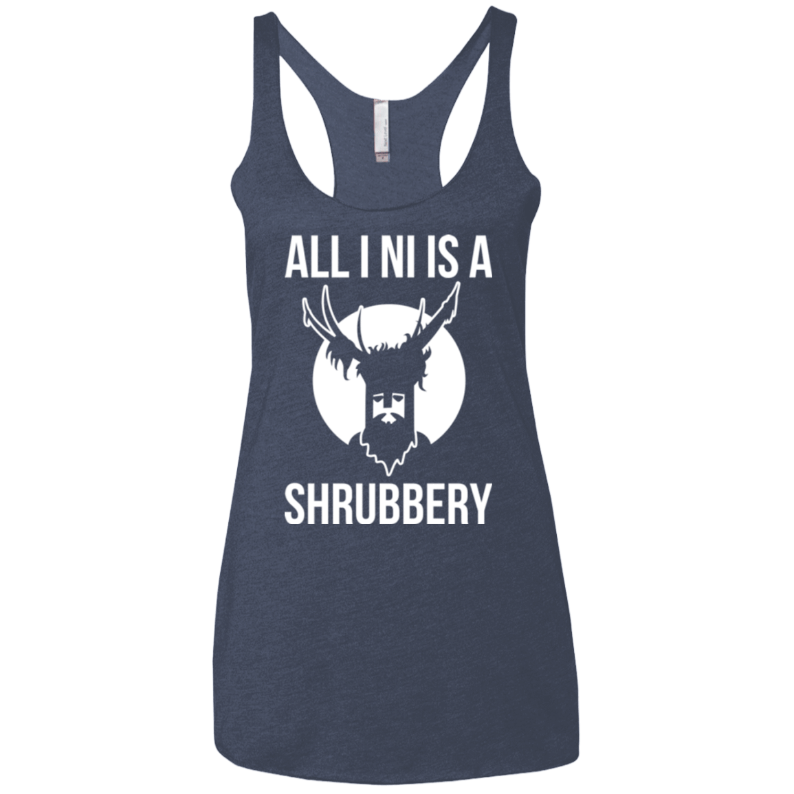 T-Shirts Vintage Navy / X-Small All I Ni Women's Triblend Racerback Tank