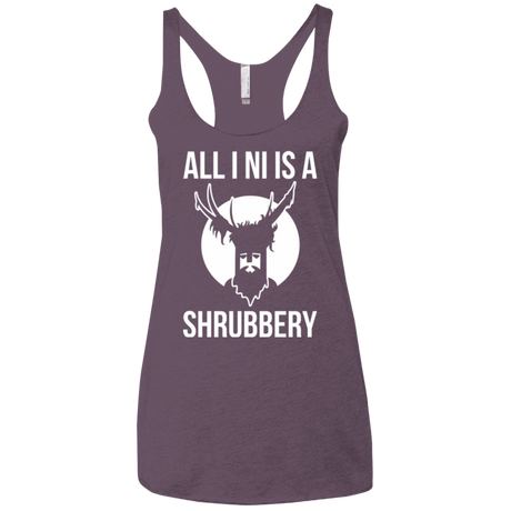 T-Shirts Vintage Purple / X-Small All I Ni Women's Triblend Racerback Tank
