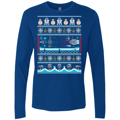 T-Shirts Royal / Small All I Want 4 Xmas Men's Premium Long Sleeve