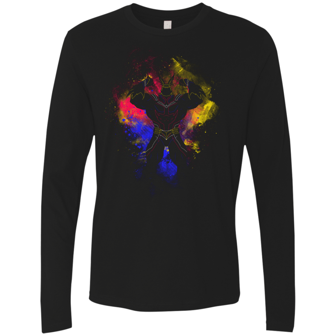 T-Shirts Black / Small ALL MIGHTY ART Men's Premium Long Sleeve