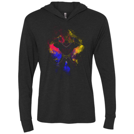 T-Shirts Vintage Black / X-Small ALL MIGHTY ART Triblend Long Sleeve Hoodie Tee