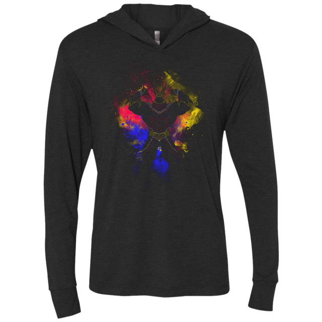 T-Shirts Vintage Black / X-Small ALL MIGHTY ART Triblend Long Sleeve Hoodie Tee