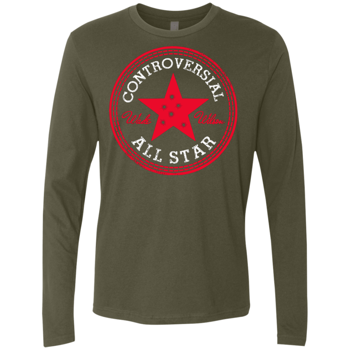 T-Shirts Military Green / Small All Star Men's Premium Long Sleeve