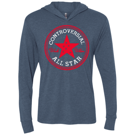 T-Shirts Indigo / X-Small All Star Triblend Long Sleeve Hoodie Tee