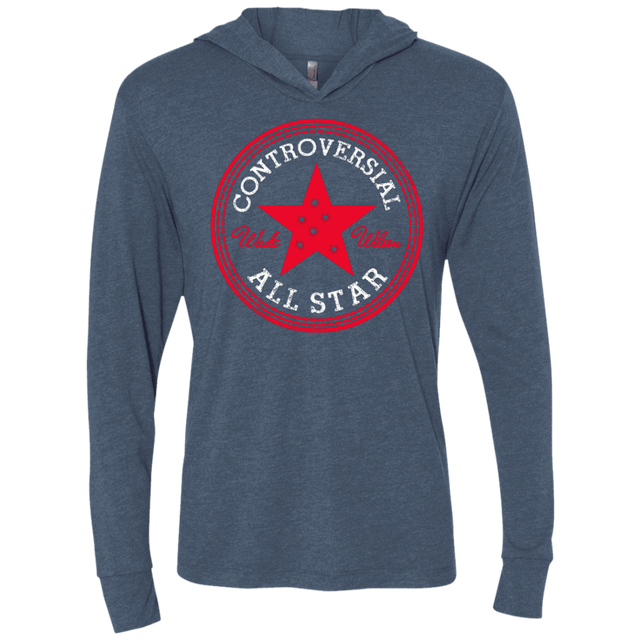 T-Shirts Indigo / X-Small All Star Triblend Long Sleeve Hoodie Tee