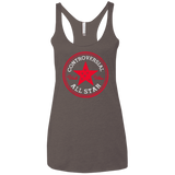 T-Shirts Macchiato / X-Small All Star Women's Triblend Racerback Tank