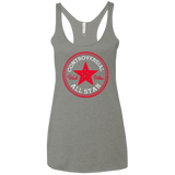 T-Shirts Venetian Grey / X-Small All Star Women's Triblend Racerback Tank
