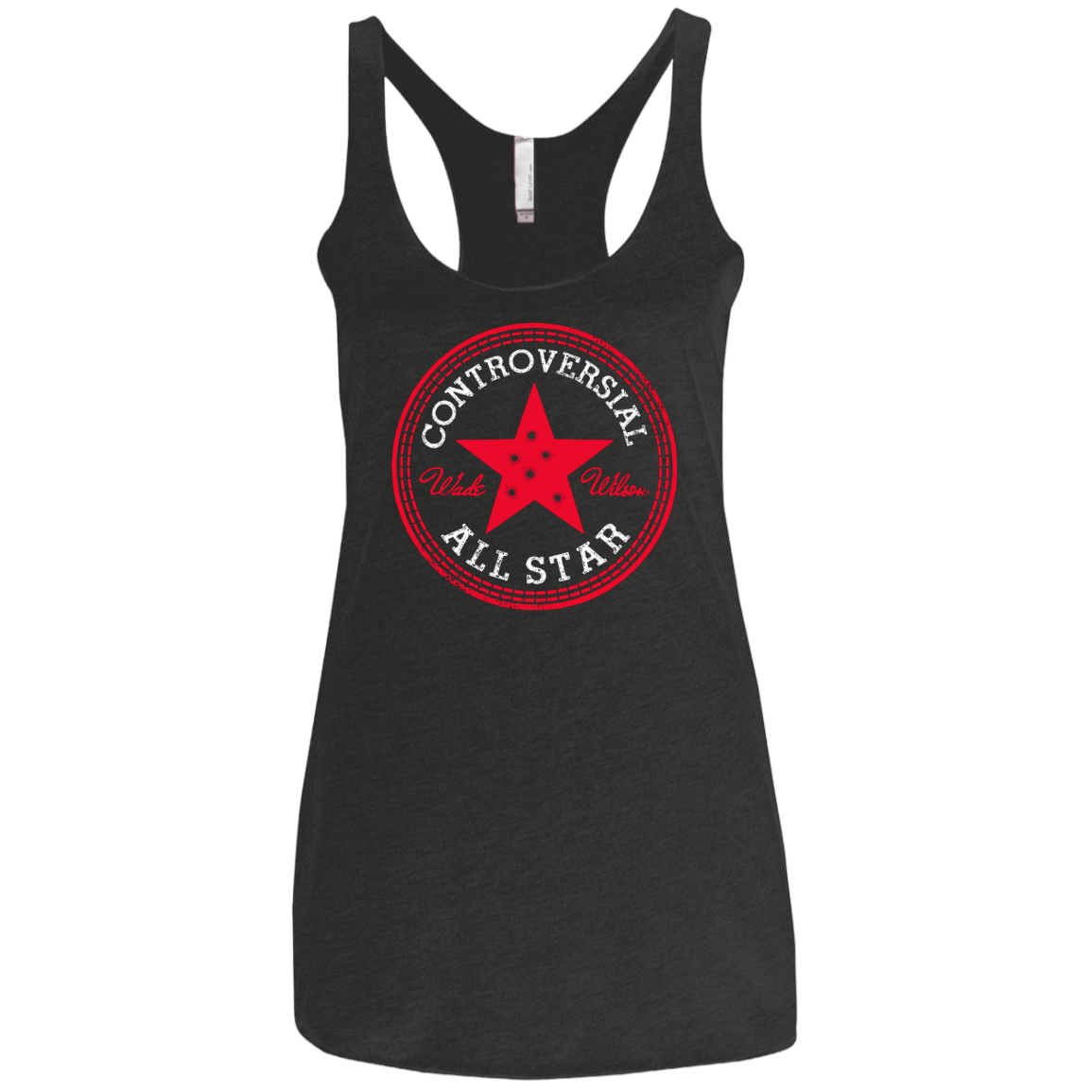 T-Shirts Vintage Black / X-Small All Star Women's Triblend Racerback Tank