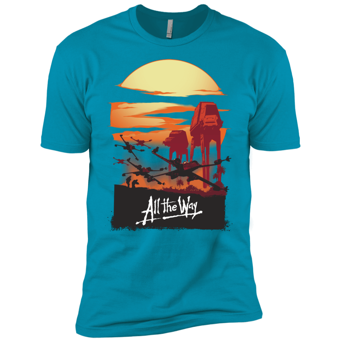 T-Shirts Turquoise / YXS All The Way Boys Premium T-Shirt