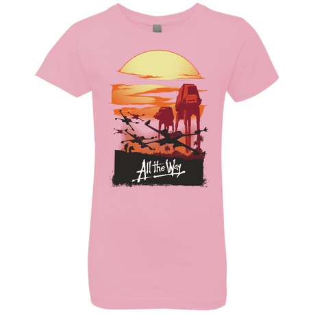 T-Shirts Light Pink / YXS All The Way Girls Premium T-Shirt