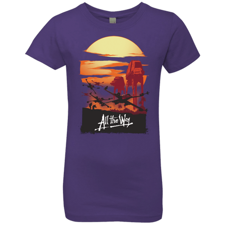 T-Shirts Purple Rush / YXS All The Way Girls Premium T-Shirt