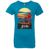 T-Shirts Turquoise / YXS All The Way Girls Premium T-Shirt