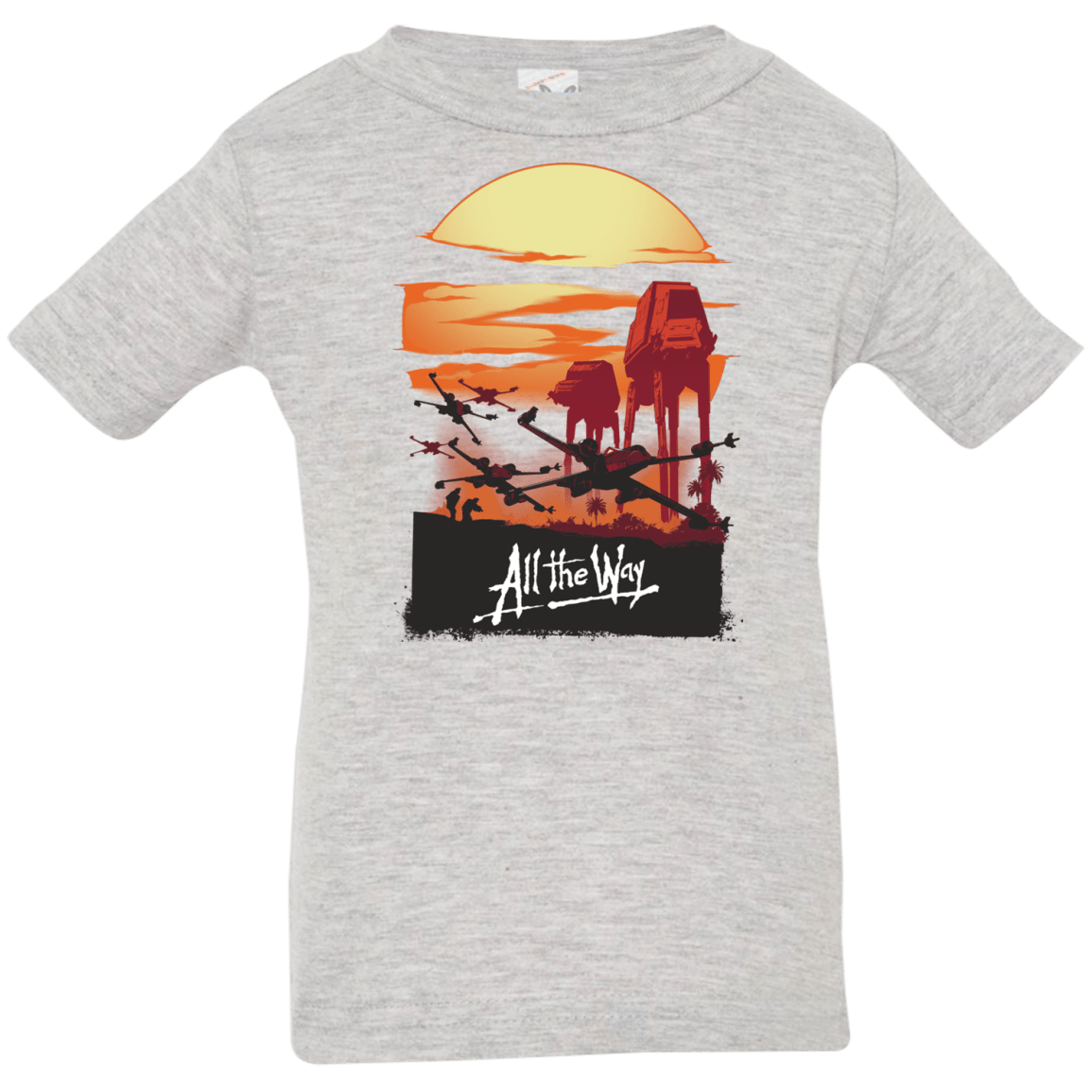 T-Shirts Heather / 6 Months All The Way Infant Premium T-Shirt