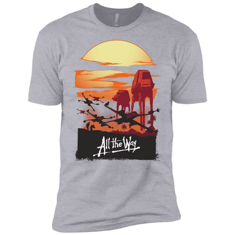 T-Shirts Heather Grey / X-Small All The Way Men's Premium T-Shirt