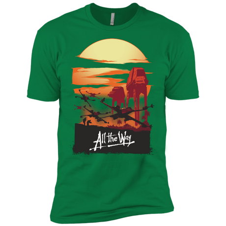 T-Shirts Kelly Green / X-Small All The Way Men's Premium T-Shirt