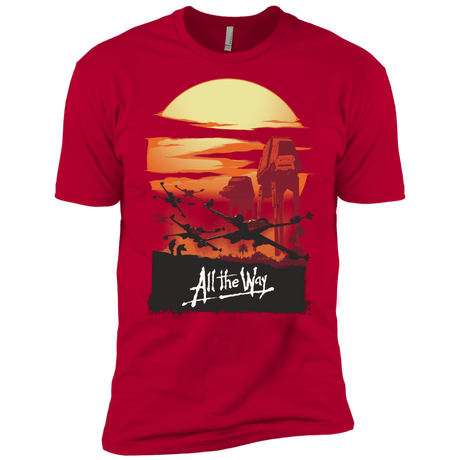 T-Shirts Red / X-Small All The Way Men's Premium T-Shirt