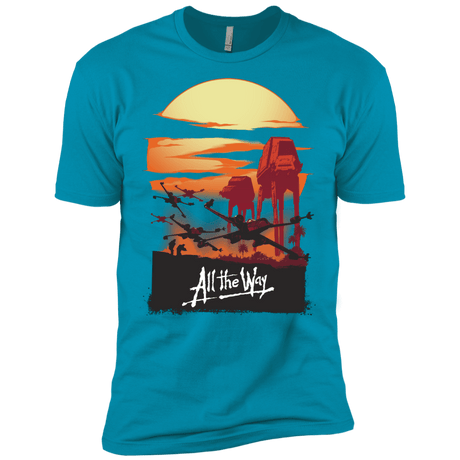 T-Shirts Turquoise / X-Small All The Way Men's Premium T-Shirt
