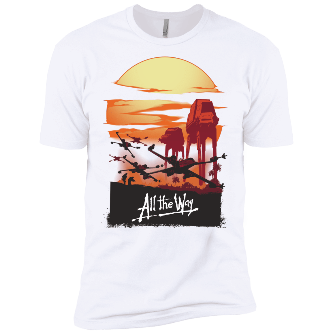 T-Shirts White / X-Small All The Way Men's Premium T-Shirt