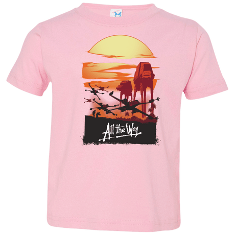 T-Shirts Pink / 2T All The Way Toddler Premium T-Shirt