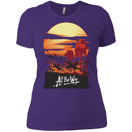 T-Shirts Purple / X-Small All The Way Women's Premium T-Shirt