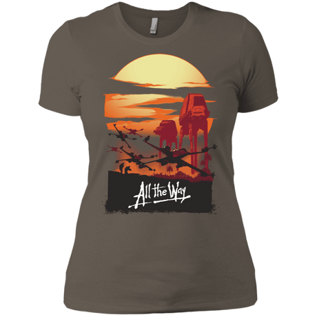 T-Shirts Warm Grey / X-Small All The Way Women's Premium T-Shirt