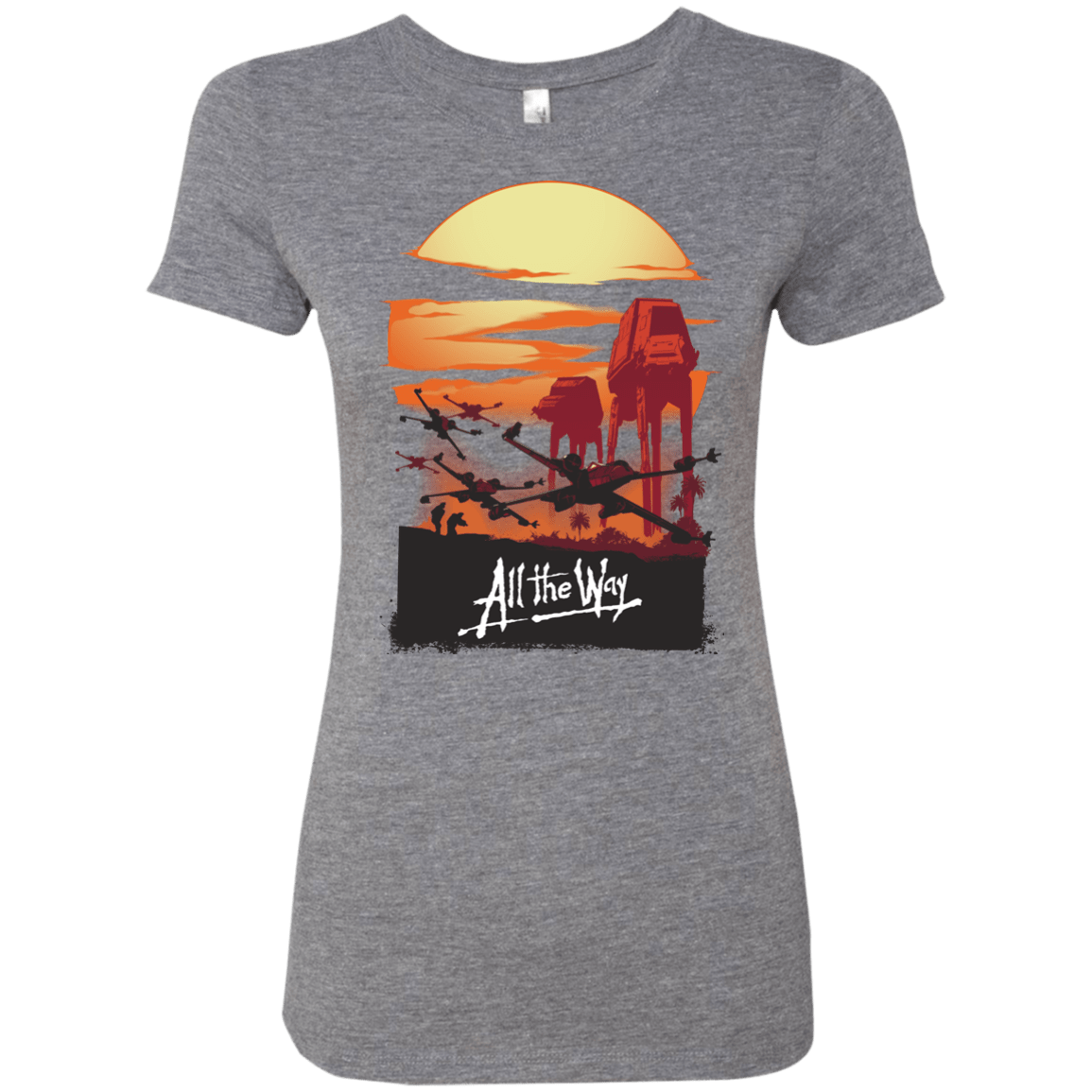 T-Shirts Premium Heather / Small All The Way Women's Triblend T-Shirt