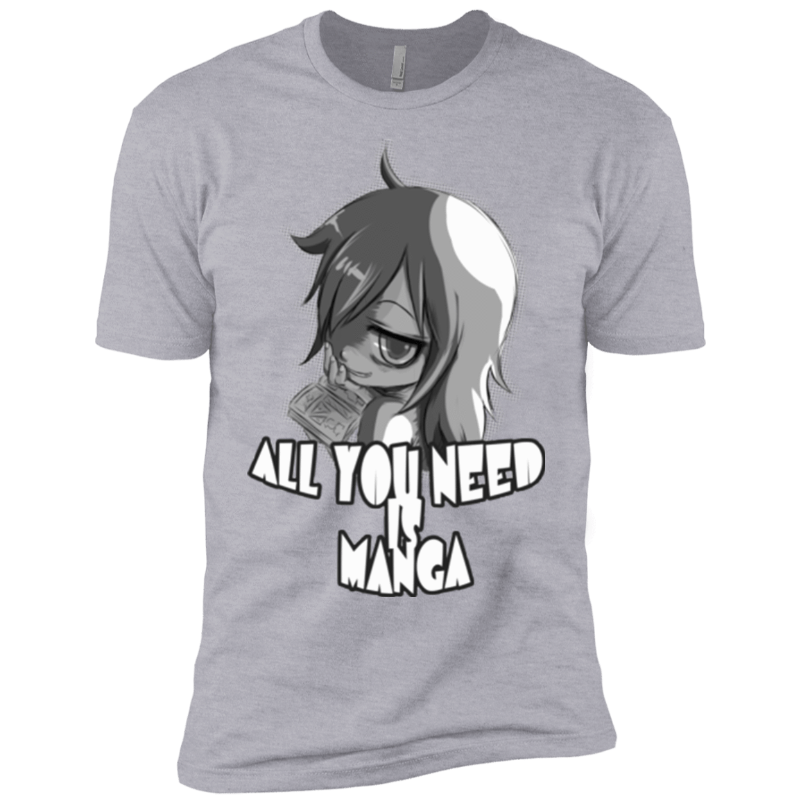 T-Shirts Heather Grey / YXS All You Need is Manga Boys Premium T-Shirt