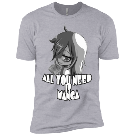 T-Shirts Heather Grey / YXS All You Need is Manga Boys Premium T-Shirt