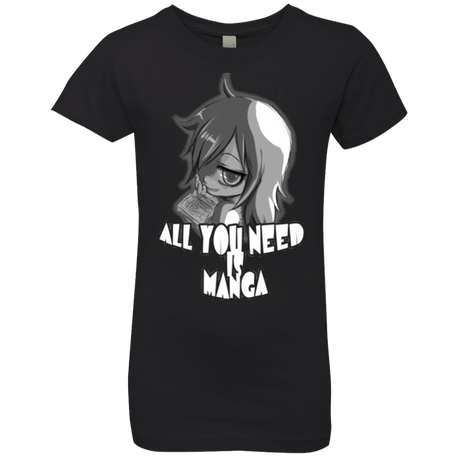 T-Shirts Black / YXS All You Need is Manga Girls Premium T-Shirt