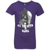 T-Shirts Purple Rush / YXS All You Need is Manga Girls Premium T-Shirt