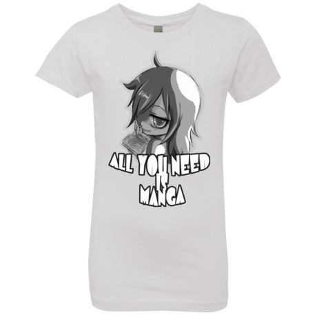 T-Shirts White / YXS All You Need is Manga Girls Premium T-Shirt