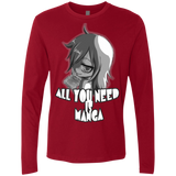 T-Shirts Cardinal / Small All You Need is Manga Men's Premium Long Sleeve