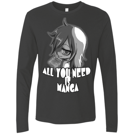 T-Shirts Heavy Metal / Small All You Need is Manga Men's Premium Long Sleeve