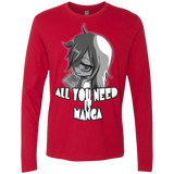T-Shirts Red / Small All You Need is Manga Men's Premium Long Sleeve