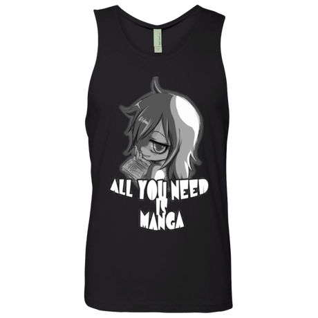 T-Shirts Black / Small All You Need is Manga Men's Premium Tank Top