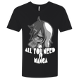 T-Shirts Black / X-Small All You Need is Manga Men's Premium V-Neck