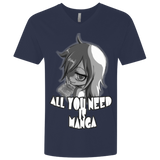 T-Shirts Midnight Navy / X-Small All You Need is Manga Men's Premium V-Neck