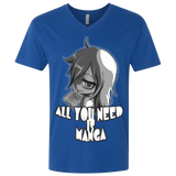 T-Shirts Royal / X-Small All You Need is Manga Men's Premium V-Neck