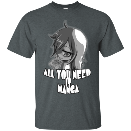 T-Shirts Dark Heather / Small All You Need is Manga T-Shirt