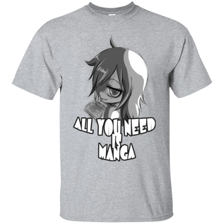 T-Shirts Sport Grey / Small All You Need is Manga T-Shirt