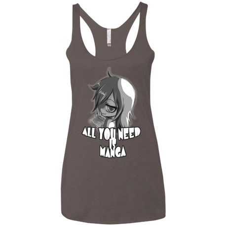 T-Shirts Macchiato / X-Small All You Need is Manga Women's Triblend Racerback Tank