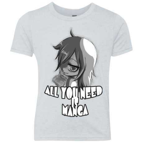 T-Shirts Heather White / YXS All You Need is Manga Youth Triblend T-Shirt